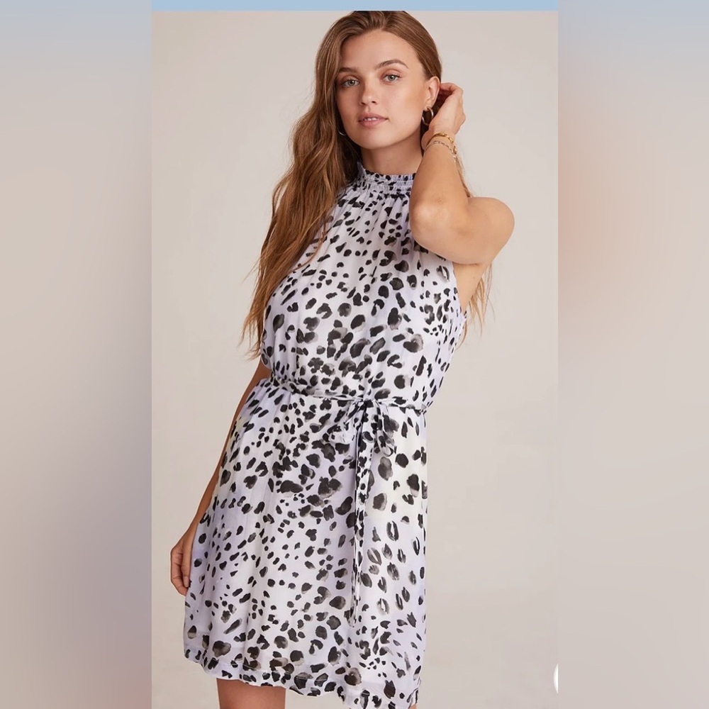 Bella Dahl Smocked Neck Dress by Cloth and Stone Anthropologie Size Large